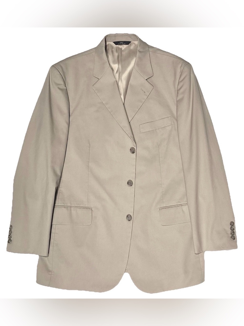 $598 BROOKS BROTHERS 346 SPORTCOAT JACKET 42R 42 R KHAKI TAN COTTON BLND SB 3 BT